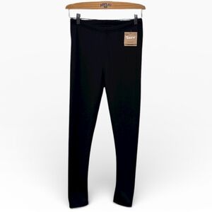2/$25 Just Cozy Black Fleece Lined Leggings Size M/L